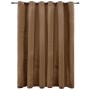 Blackout curtain with metal rings beige velvet 290x245 cm by vidaXL, Curtains and curtains - Ref: Foro24-134507, Price: 38,15...