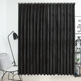 Blackout curtain with anthracite gray velvet hooks 290x245 cm by vidaXL, Curtains and curtains - Ref: Foro24-134503, Price: 4...