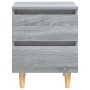 Bedside tables 2 pcs Sonoma gray wood legs 40x35x50 cm by vidaXL, Nightstands - Ref: Foro24-813125, Price: 70,87 €, Discount: %