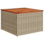 Set sofás de jardín 7 piezas y cojines ratán sintético beige de , Conjuntos de jardín - Ref: Foro24-3227549, Precio: 508,04 €...