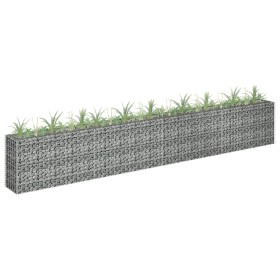 Galvanized steel gabion bed 360x30x60 cm by vidaXL, Pots and planters - Ref: Foro24-145642, Price: 116,77 €, Discount: %