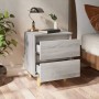 Bedside tables 2 pcs Sonoma gray wood legs 40x35x50 cm by vidaXL, Nightstands - Ref: Foro24-813125, Price: 70,87 €, Discount: %