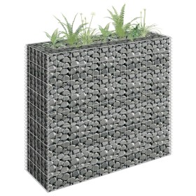 Arriate de gaviones de acero galvanizado 90x30x90 cm de vidaXL, Maceteros y jardineras - Ref: Foro24-145631, Precio: 75,14 €,...