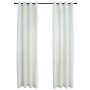 Blackout curtains with rings 2 pcs cream velvet 140x245 cm by vidaXL, Curtains and curtains - Ref: Foro24-134514, Price: 39,1...