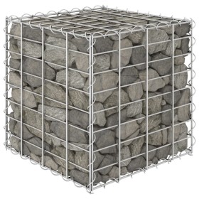 Cubic gabion bed steel wire 40x40x40 cm by vidaXL, Pots and planters - Ref: Foro24-145649, Price: 29,99 €, Discount: %