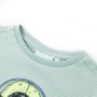 Camiseta infantil con rayas verde menta claro 92 de , Camisetas para niños - Ref: Foro24-12569, Precio: 9,99 €, Descuento: %