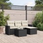 5-teiliges Gartenmöbel-Set und schwarze synthetische Rattankissen von , Gartensets - Ref: Foro24-3218866, Preis: 303,30 €, Ra...