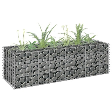 Gabion steel planter bed 90x30x30 cm by vidaXL, Pots and planters - Ref: Foro24-145629, Price: 33,47 €, Discount: %