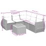 6-teiliges Gartenmöbel-Set und graue synthetische Rattankissen von , Gartensets - Ref: Foro24-3225003, Preis: 410,69 €, Rabat...