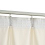 Cortinas opacas con ganchos 2 pzas terciopelo crema 140x245 cm de vidaXL, Cortinas y visillos - Ref: Foro24-134518, Precio: 4...