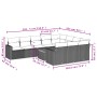 11-teiliges Gartensofa-Set mit beigen synthetischen Rattankissen von , Modulare Sofas für den Außenbereich - Ref: Foro24-3224...