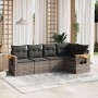 Gartensofa-Set mit Kissen, 5-teilig, graues synthetisches Rattan von , Gartensets - Ref: Foro24-3259190, Preis: 374,79 €, Rab...