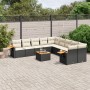 11-piece garden sofa set and black synthetic rattan cushions by , Garden sets - Ref: Foro24-3259599, Price: 631,35 €, Discoun...