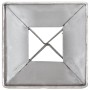 Picas de tierra 6 uds acero galvanizado plateado 7x7x75 cm de vidaXL, Puntas para anclaje en el suelo - Ref: Foro24-145402, P...