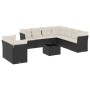 Set de sofás de jardín 10 pzas cojines ratán sintético negro de , Conjuntos de jardín - Ref: Foro24-3217846, Precio: 643,61 €...