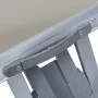 Klappbarer Campingtisch mit 4 Sitzplätzen aus Stahl und Aluminium von vidaXL, Campingmöbel - Ref: Foro24-47686, Preis: 110,19...