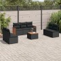 8-piece garden sofa set and black synthetic rattan cushions by , Garden sets - Ref: Foro24-3227560, Price: 473,80 €, Discount: %