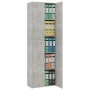 Concrete gray plywood office cabinet 60x32x190 cm by vidaXL, Filing cabinets - Ref: Foro24-800301, Price: 98,17 €, Discount: %