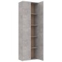 Concrete gray plywood office cabinet 60x32x190 cm by vidaXL, Filing cabinets - Ref: Foro24-800301, Price: 98,17 €, Discount: %