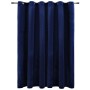 Blackout curtain and metal rings dark blue velvet 290x245 cm by vidaXL, Curtains and curtains - Ref: Foro24-134531, Price: 38...