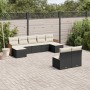 8-piece garden sofa set and black synthetic rattan cushions by , Garden sets - Ref: Foro24-3228051, Price: 522,99 €, Discount: %