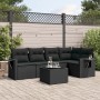 6-piece garden sofa set and black synthetic rattan cushions by , Garden sets - Ref: Foro24-3252472, Price: 493,38 €, Discount: %