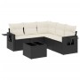 6-piece garden sofa set and black synthetic rattan cushions by , Garden sets - Ref: Foro24-3252493, Price: 403,08 €, Discount: %