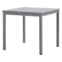 Garden table in solid gray acacia wood 80x80x74 cm by vidaXL, Garden tables - Ref: Foro24-46324, Price: 146,80 €, Discount: %