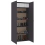 Schuhschrank aus grauem Sperrholz, 80 x 35,5 x 180 cm von vidaXL, Schuhregale und Schuhorganisatoren - Ref: Foro24-800290, Pr...