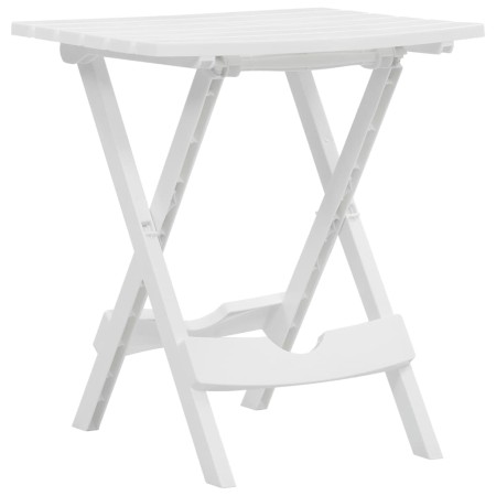 Mesa de jardín plegable blanco 45,5x38,5x50 cm de vidaXL, Mesas de jardín - Ref: Foro24-47690, Precio: 31,11 €, Descuento: %