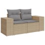 Gartensofa-Set mit beigen Kissen, 10-teilig, synthetisches Rattan von , Gartensets - Ref: Foro24-3223048, Preis: 674,49 €, Ra...