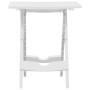 Mesa de jardín plegable blanco 45,5x38,5x50 cm de vidaXL, Mesas de jardín - Ref: Foro24-47690, Precio: 31,11 €, Descuento: %