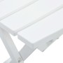 Mesa de jardín plegable blanco 45,5x38,5x50 cm de vidaXL, Mesas de jardín - Ref: Foro24-47690, Precio: 31,11 €, Descuento: %