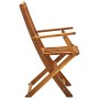 Folding garden chairs, set of 4, made of solid acacia wood. by vidaXL, Garden chairs - Ref: Foro24-46338, Price: 192,40 €, Di...