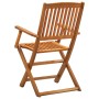 Folding garden chairs, set of 4, made of solid acacia wood. by vidaXL, Garden chairs - Ref: Foro24-46338, Price: 192,40 €, Di...