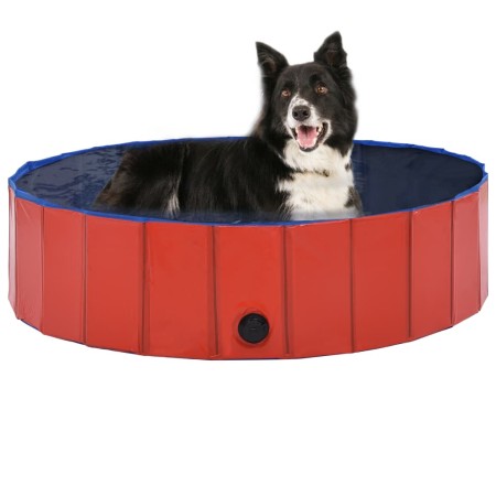 Piscina para perros plegable PVC rojo 120x30 cm de vidaXL, Productos para perros - Ref: Foro24-170823, Precio: 33,99 €, Descu...