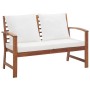 Garden furniture 4 pieces with cushions solid acacia wood by vidaXL, Garden sets - Ref: Foro24-47283, Price: 425,77 €, Discou...