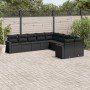 Set de sofás de jardín 10 pzas cojines ratán sintético negro de , Conjuntos de jardín - Ref: Foro24-3219495, Precio: 602,57 €...