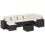 8-teiliges Gartensofa-Set und schwarze synthetische Rattankissen von , Gartensets - Ref: Foro24-3222885, Preis: 540,27 €, Rab...