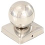 Post caps 6 pcs stainless steel globe end 101x101 mm by vidaXL, Accessories for gates and fences - Ref: Foro24-145496, Price:...