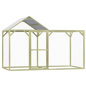 Gallinero madera de pino impregnada 3x1,5x2 m de vidaXL, Jaulas y habitáculos para animales pequeños - Ref: Foro24-278400, Pr...