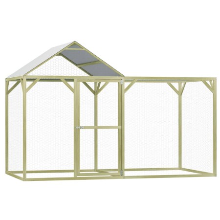 Impregnated pine wood chicken coop 3x1.5x2 m by vidaXL, Cages and habitats for small animals - Ref: Foro24-278400, Price: 192...