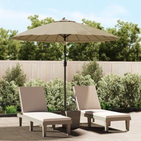 Garden umbrella with taupe gray aluminum pole 270 cm by vidaXL, Umbrellas - Ref: Foro24-47307, Price: 80,99 €, Discount: %