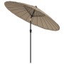 Garden umbrella with taupe gray aluminum pole 270 cm by vidaXL, Umbrellas - Ref: Foro24-47307, Price: 78,71 €, Discount: %