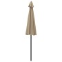 Garden umbrella with taupe gray aluminum pole 270 cm by vidaXL, Umbrellas - Ref: Foro24-47307, Price: 78,71 €, Discount: %