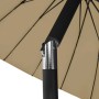 Garden umbrella with taupe gray aluminum pole 270 cm by vidaXL, Umbrellas - Ref: Foro24-47307, Price: 78,71 €, Discount: %