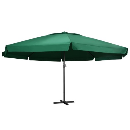 Garden umbrella with green aluminum pole 600 cm by vidaXL, Umbrellas - Ref: Foro24-47371, Price: 295,74 €, Discount: %