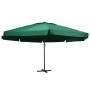 Garden umbrella with green aluminum pole 600 cm by vidaXL, Umbrellas - Ref: Foro24-47371, Price: 295,74 €, Discount: %