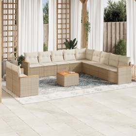 12-piece garden sofa set and brown synthetic rattan cushions by , Garden sets - Ref: Foro24-3258537, Price: 930,08 €, Discoun...