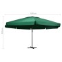 Garden umbrella with green aluminum pole 600 cm by vidaXL, Umbrellas - Ref: Foro24-47371, Price: 295,74 €, Discount: %